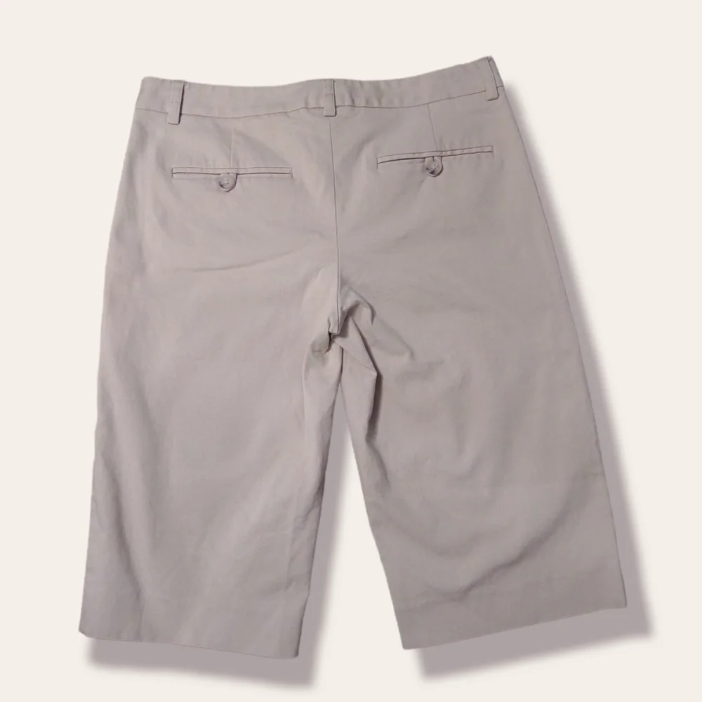 Theory Palmer Khaki Bermuda Shorts